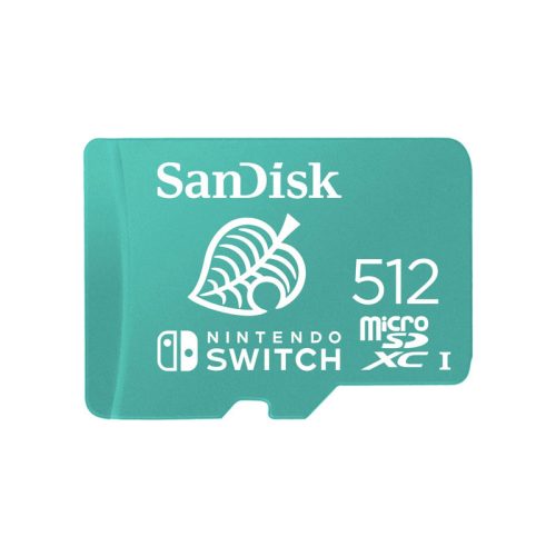 Sandisk 512 GB MicroSDXC Nintendo Switch kártya 100 MB/S UHS-I V30 A1 C10 U3
