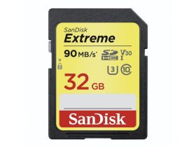   Sandisk 32GB Extreme SDHC 100mb/s / 40mb UHS-I CL10 U3 V30 memóriakártya