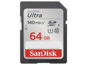 Sandisk 64GB SDXC Ultra kártya 140mb/s CL10 UHS-I
