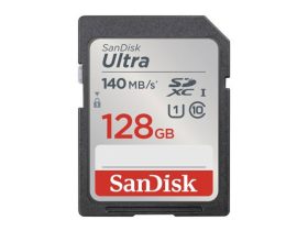 Sandisk 128gb SDXC Ultra kártya 140mb/s CL10 UHS-I