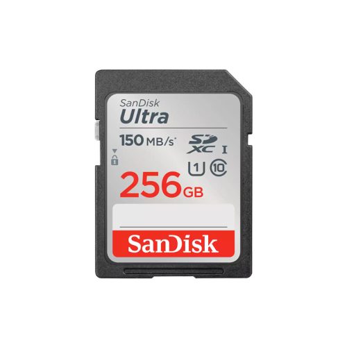Sandisk 256gb SDXC Ultra kártya 150mb/s CL10 UHS-I