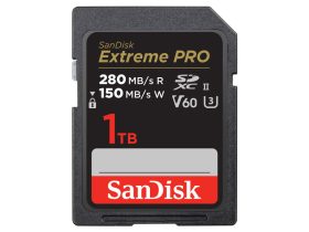   Sandisk 1 TB SDXC Extreme Pro memóriakártya 280/150 MB/s, UHS-II, V60, C10