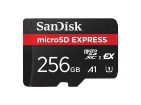   Sandisk 256 GB Express MicroSD Memory Card 880/650/210MB/s, U3, C10
