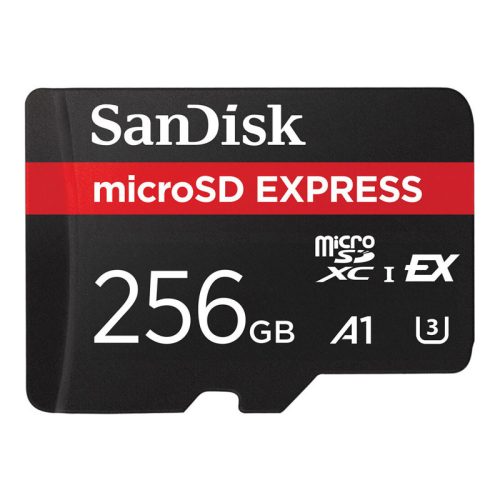 Sandisk 256 GB Express MicroSD kártya 880/650/210MB/s, U3, C10