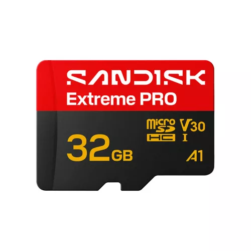 SanDisk Extreme Pro 32 GB microSDHC UHS-I memóriakártya, 100/90 MB/s sebességgel