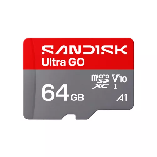 SanDisk Ultra Go 64 GB microSDXC UHS-I U1 V10 A1 memóriakártya, 140 MB/s sebességgel