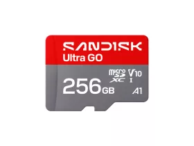   SanDisk Ultra Go 256 GB microSDXC UHS-I U1 V10 A1 memóriakártya, 190 MB/s