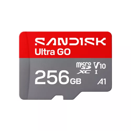 SanDisk Ultra Go 256 GB microSDXC UHS-I U1 V10 A1 memóriakártya, 190 MB/s