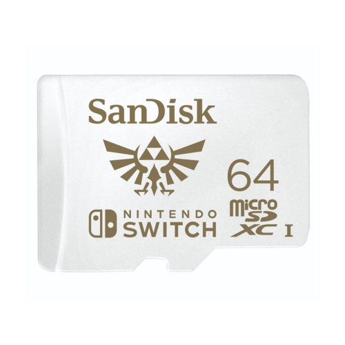 Sandisk 64 GB MicroSDXC Nintendo Switch kártya 100 MB/S UHS-I V30 A1 C10 U3