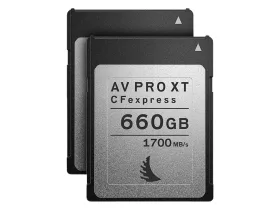   Angelbird AV PRO XT CFexpress 2.0 Type B Match Pack, memóriakártya szett Canon EOS C300 Mark III és C500 Mark II kamerához, 2 × 660 GB
