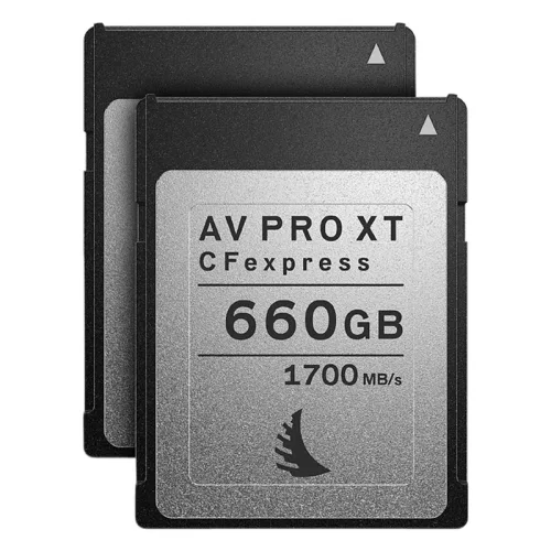 Angelbird AV PRO XT CFexpress 2.0 Type B Match Pack, memóriakártya szett Canon EOS C300 Mark III és C500 Mark II kamerához, 2 × 660 GB