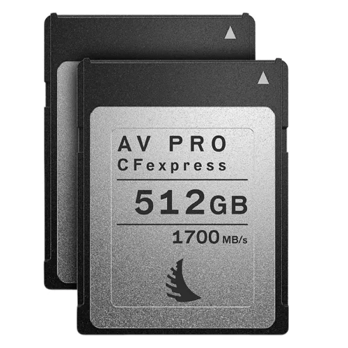Angelbird AV PRO CFexpress Match Pack memóriakártya szett Nikon D6 fényképezőgéphez, 2 × 512 GB, R1700