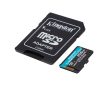 Kingston MicroSDXC 256GB Canvas Go Plus Gen4 200R A2 U3 V30 memóriakártya + Adapter