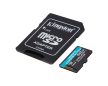 Kingston MicroSDXC 512GB Canvas Go Plus Gen4 200R A2 U3 V30 memóriakártya + Adapter