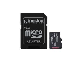   Kingston MicroSDHC 16GB Industrial C10 A1 pSLC memóriakártya + adapter