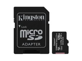   Kingston MicroSDXC 128GB Canvas Select Plus 100R A1 C10 memóriakártya + adapter