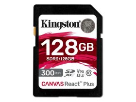 Kingston SDXC 128GB Canvas React Plus UHS-II 300 mb/s