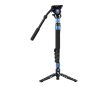 Sirui P-325FS Carbon szénszálas Monopod lábakkal + VH-10 állványfejjel