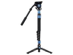   Sirui P-325FS Carbon szénszálas Monopod lábakkal + VH-10 állványfejjel