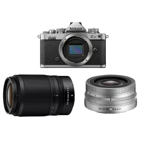 Z fc + NIKKOR Z DX 16-50 VR + 50-250 VR kit