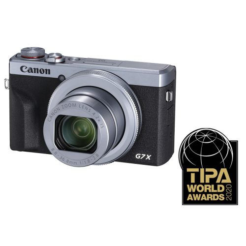 Canon PowerShot G7X Mark III Ezüst fényképezőgép