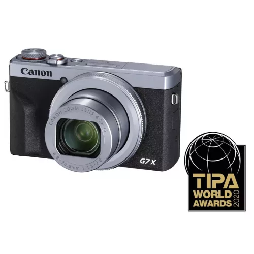 Canon PowerShot G7X Mark III Ezüst fényképezőgép (KIRAKATI PÉLDÁNY)