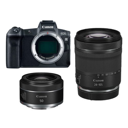 Canon EOS R Váz + Canon RF 24-105 f/4-7,1 objektív + Canon RF 50mm f/1.8 STM Objektív