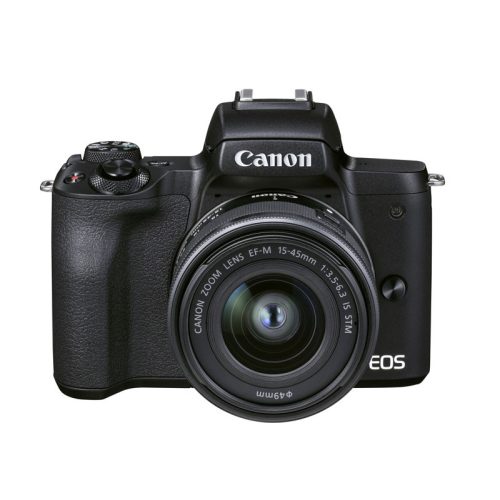 Canon EOS M50 MKII Fekete 15-45mm IS STM objektívvel