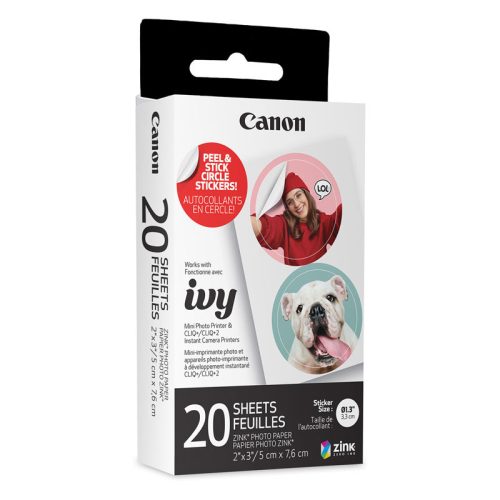 CANON ZP-2030 ZINK Pre-Cut Circle Sticker Paper Pack (20sheet)