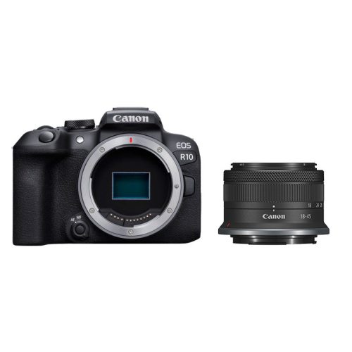 Canon EOS R10 + RF-S 18-45mm f4.5-6.3 IS STM  APS-C+ ADAPTER