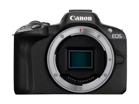 Canon EOS R50 fekete fényképezőgép váz