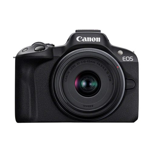 Canon EOS R50 fekete + RF-S 18-45mm f4.5-6.3 IS STM -30.000 Ft Cashback!