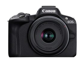 Canon EOS R50 fekete + RF-S 18-45mm f4.5-6.3 IS STM