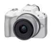 Canon EOS R50 fehér + RF-S 18-45mm f4.5-6.3 IS STM