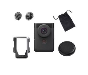 Canon PowerShot V10 videokamera advanced vlogging kit fekete