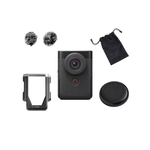 Canon PowerShot V10 videokamera advanced vlogging kit fekete -33.000 Ft Cashback!