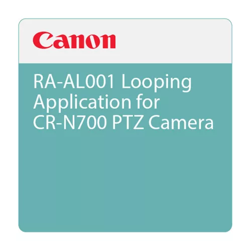 Canon RA-AL001 Remote Camera Auto Loop App