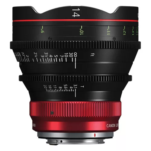 Canon CN-R 14mm T3.1 L F Cine objektív (méter)