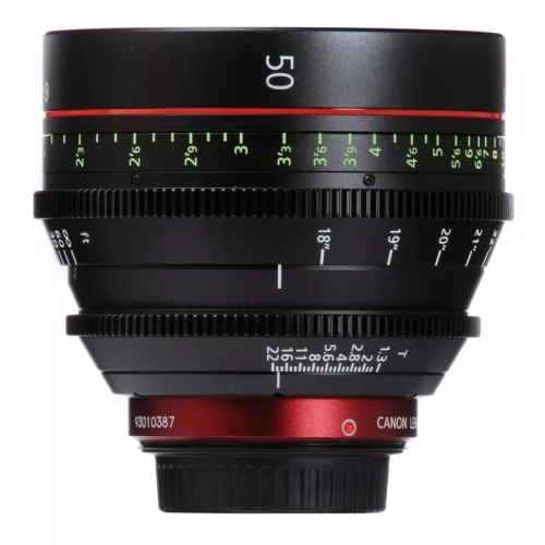 Canon CN-E 50mm T/1.3 L F Cine objektív (méter) (Canon EF)