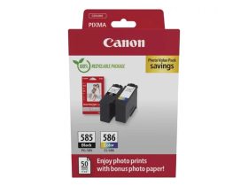 Canon PG-585 / CL-586 + GP-501 Photo Value Pack 50 paper