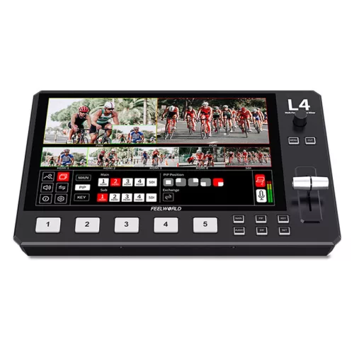 Feelworld 10,1" L4 Live Switcher, keverő
