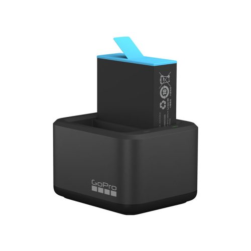 GoPro dupla töltő + akkumulátor (Hero 10 / 9 Black)