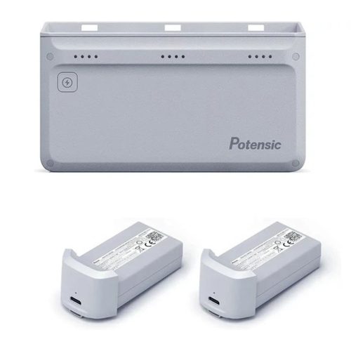 Potensic Atom Charging Hub with Two Batteries