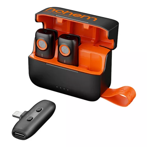 Hohem Microphone (2TX + 1RX + Charging Case) Lightning