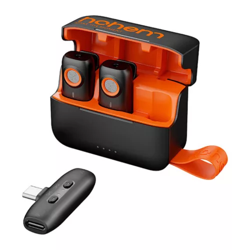 Hohem mikrofon (2TX + 1RX + USB-C töltőtok) Type-C