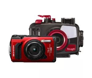 OM System TG-7 búvártok KIT piros