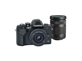   Olympus E-M10IV + 14‑42mm F3.5‑5.6 + 40‑150mm F4‑5.6 Kit (Fekete)