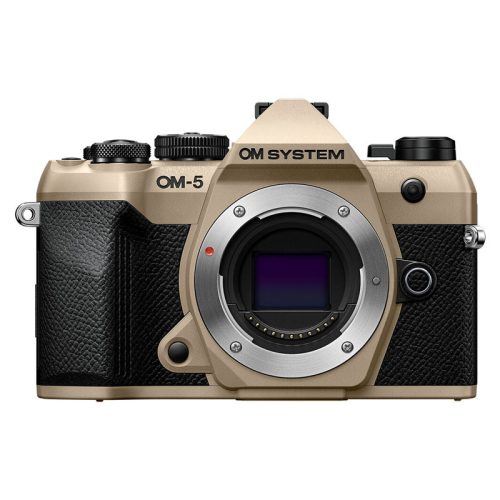 OM System OM-5 Mark II fényképezőgép homokbézs