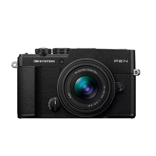 OM System PEN 14-42mm f/3.5-5.6 III Kit (fekete)