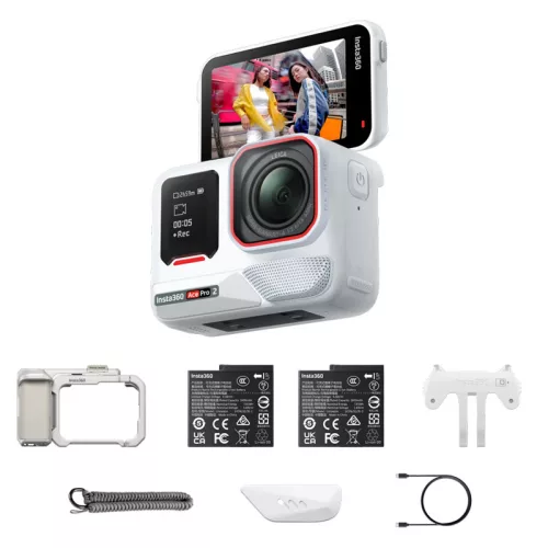Insta360 Ace Pro 2 Dual Battery Xplorer Bundle akciókamera szett, ezüst